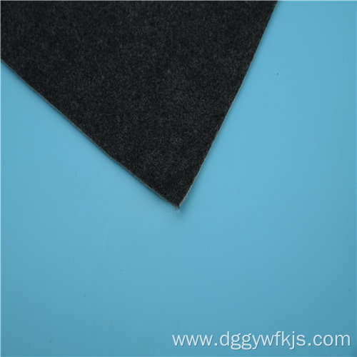 Black needle-punched cotton non-woven needle-punched cotton